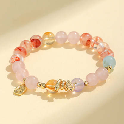 Various Crystal Snake Lucky Bracelet