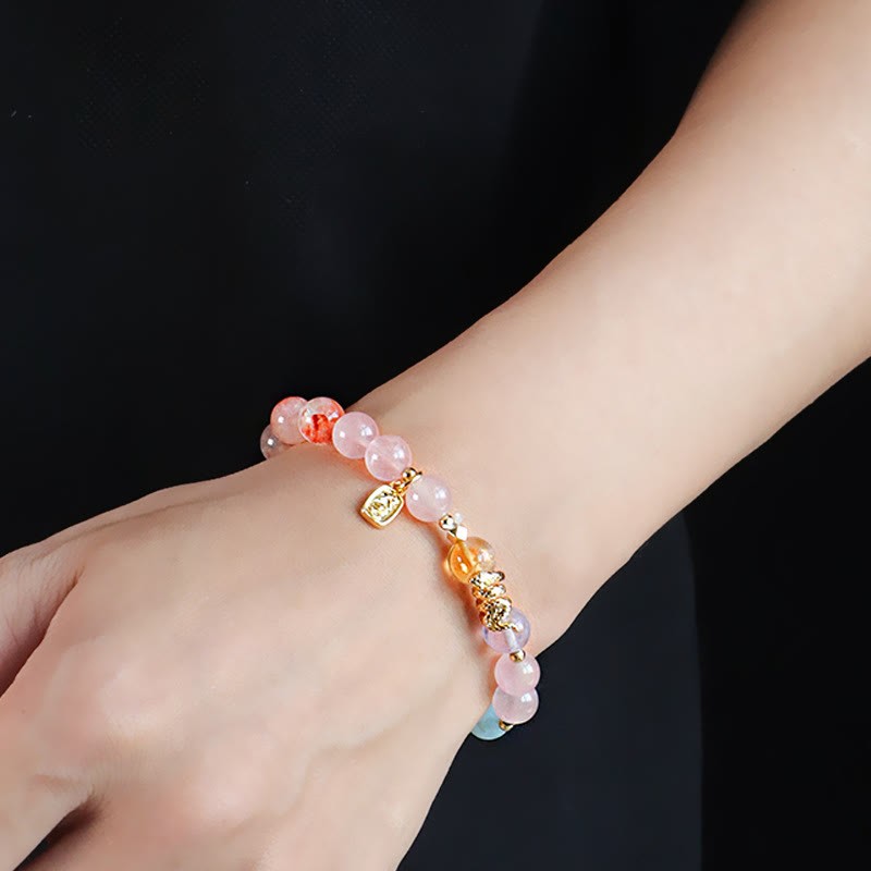 Various Crystal Snake Lucky Bracelet