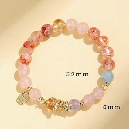Various Crystal Snake Lucky Bracelet