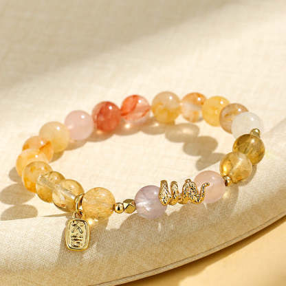 Various Crystal Snake Lucky Bracelet