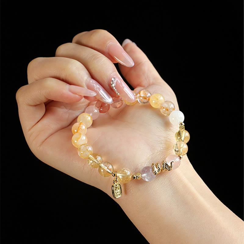 Various Crystal Snake Lucky Bracelet