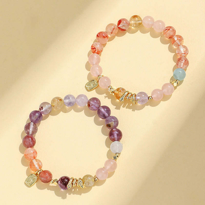 Various Crystal Snake Lucky Bracelet