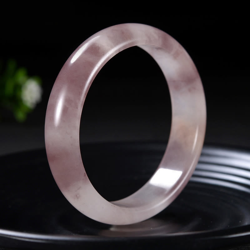 Purple Jade Happiness Protection Bracelet Bangle