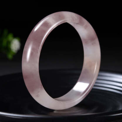 Purple Jade Happiness Protection Bracelet Bangle