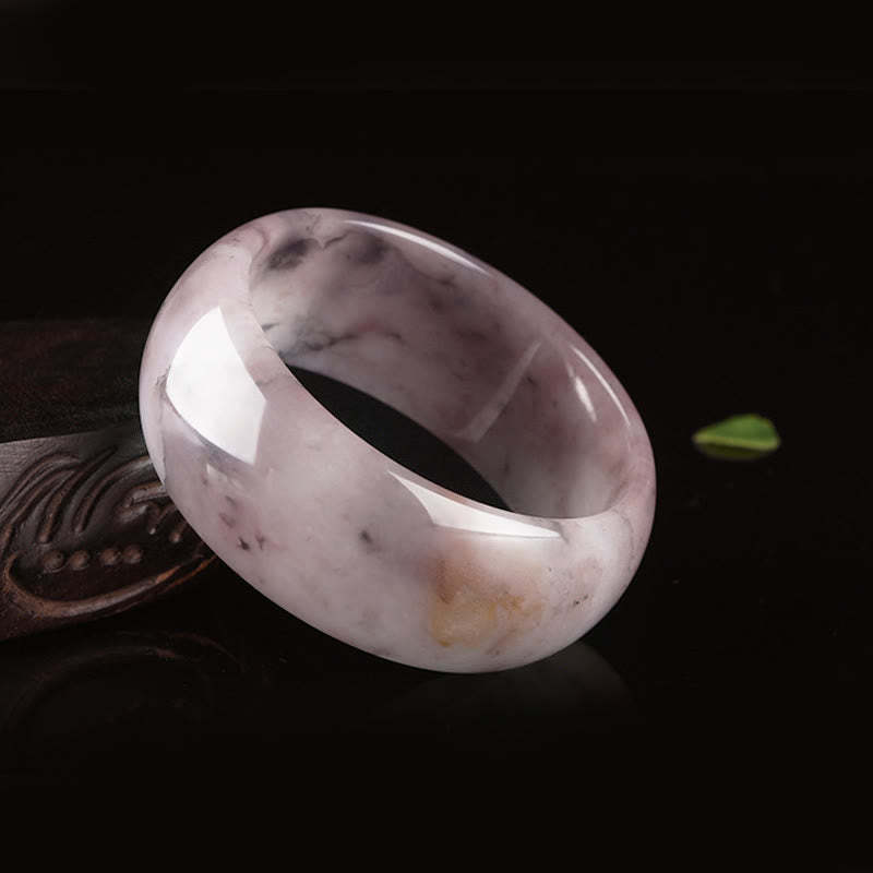 Purple Jade Happiness Protection Bracelet Bangle