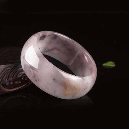 Purple Jade Happiness Protection Bracelet Bangle