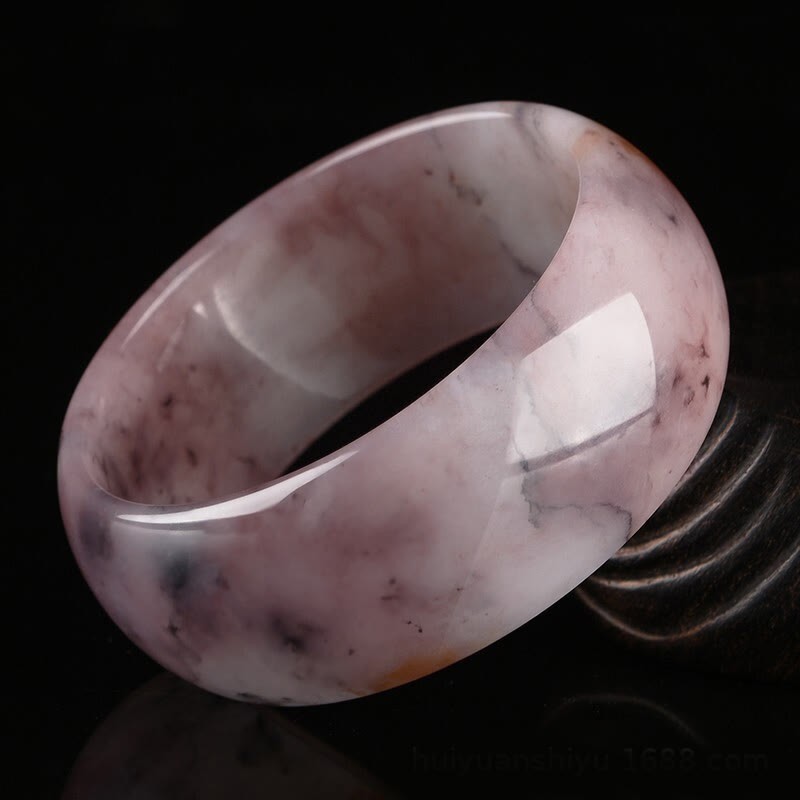 Purple Jade Happiness Protection Bracelet Bangle