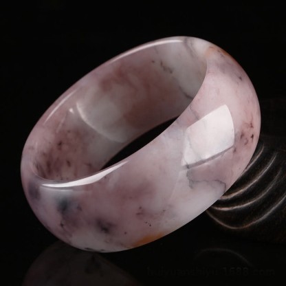 Purple Jade Happiness Protection Bracelet Bangle