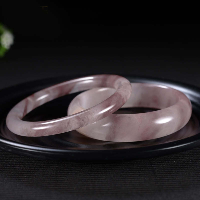Purple Jade Happiness Protection Bracelet Bangle