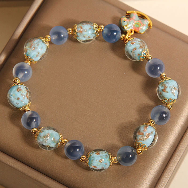 Candy Agate Horse Bracelet