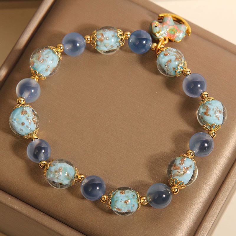 Candy Agate Horse Bracelet