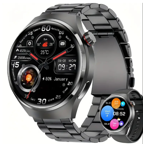 🔥【24-hour health check】Steel Band Watch4 Pro⌚