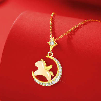 Year Of The Horse 925 Sterling Silver Necklace