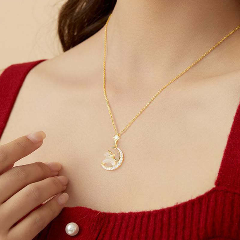 Year Of The Horse 925 Sterling Silver Necklace