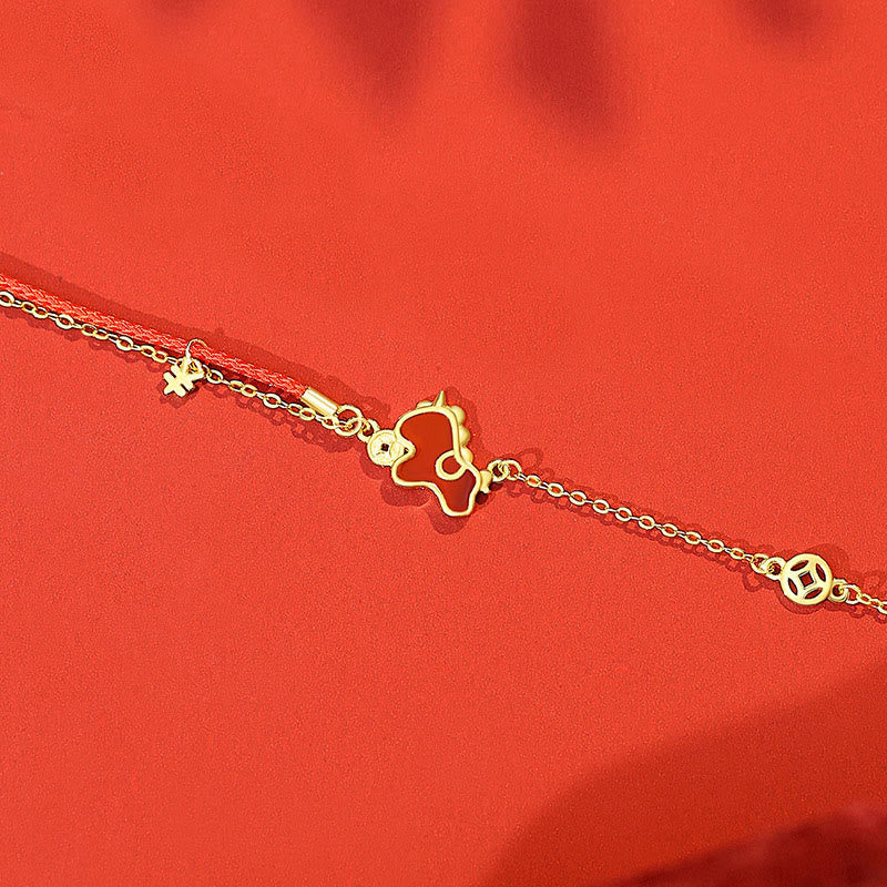 925 Sterling Silver Year Of The Horse Necklace