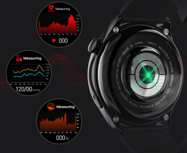 🔥【24-hour health check】Steel Band Watch4 Pro⌚