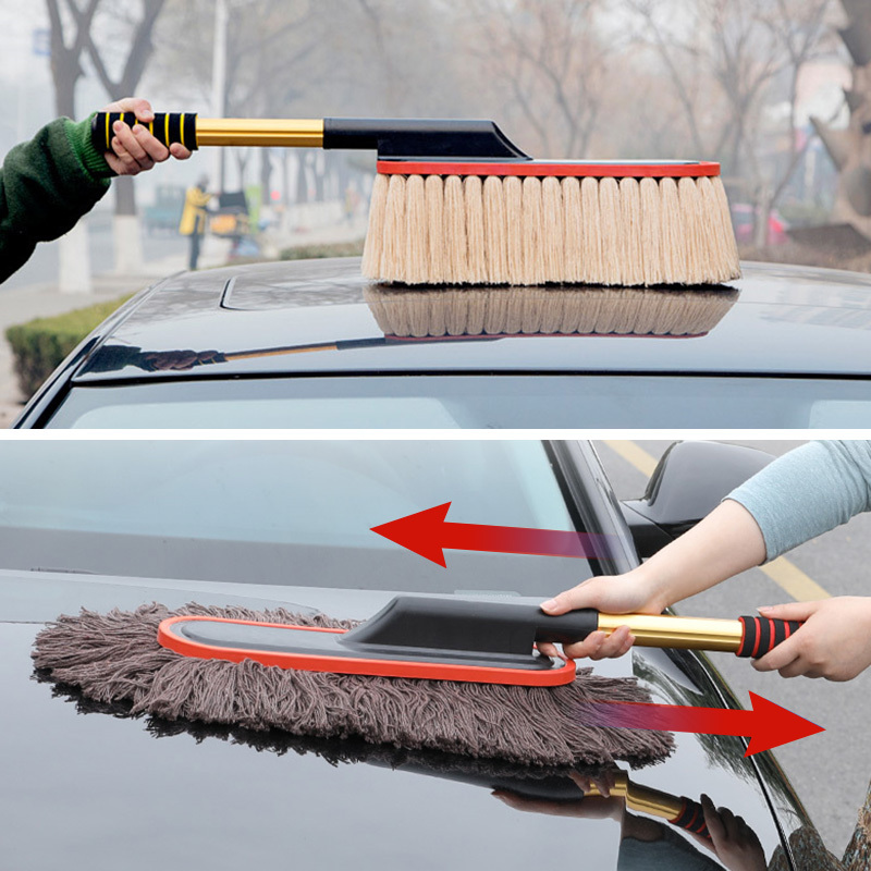 Car Duster with Extendable Telescoping Handle