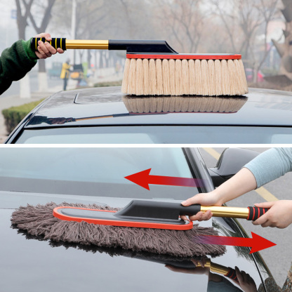 Car Duster with Extendable Telescoping Handle