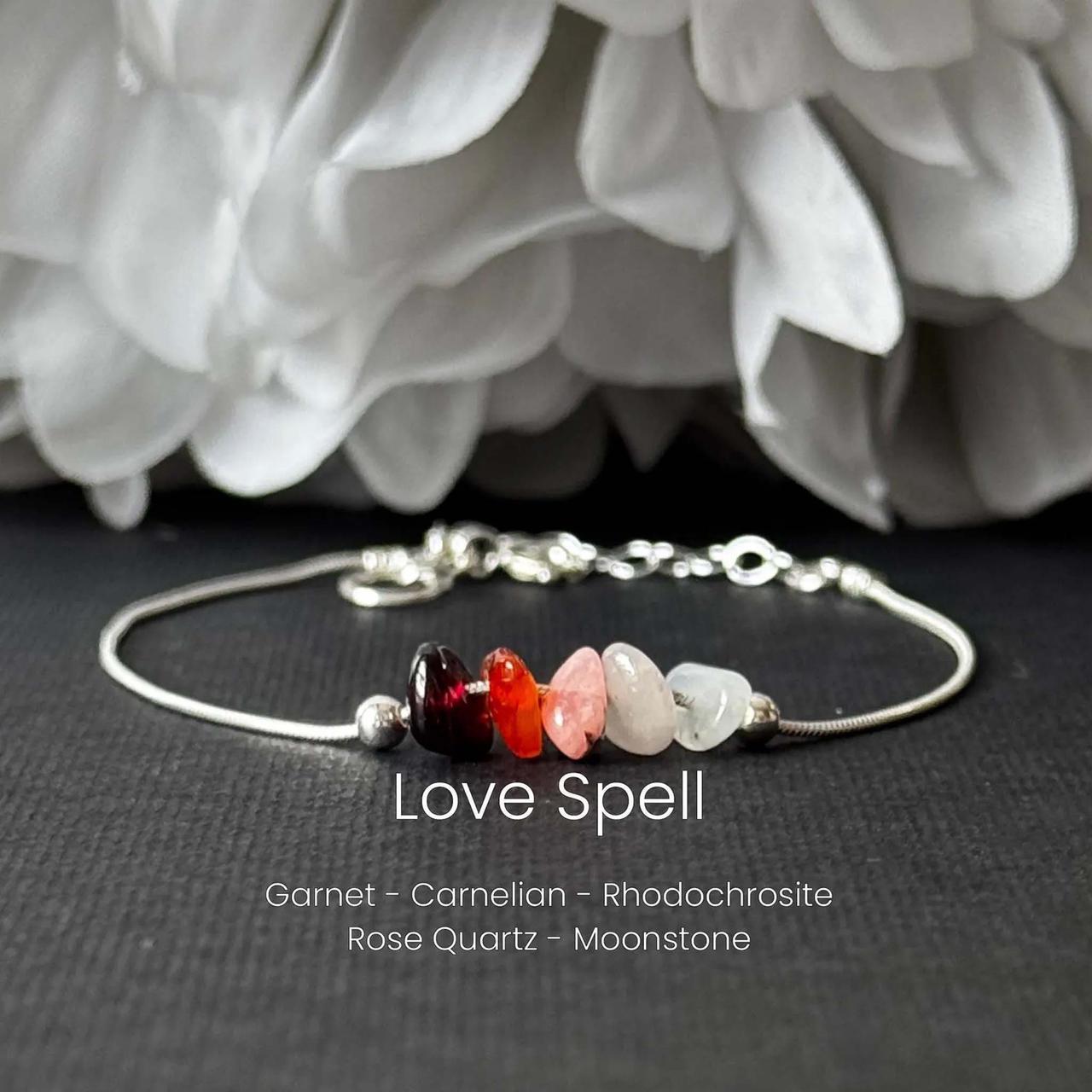 Love Spell Raw Crystal Bracelet
