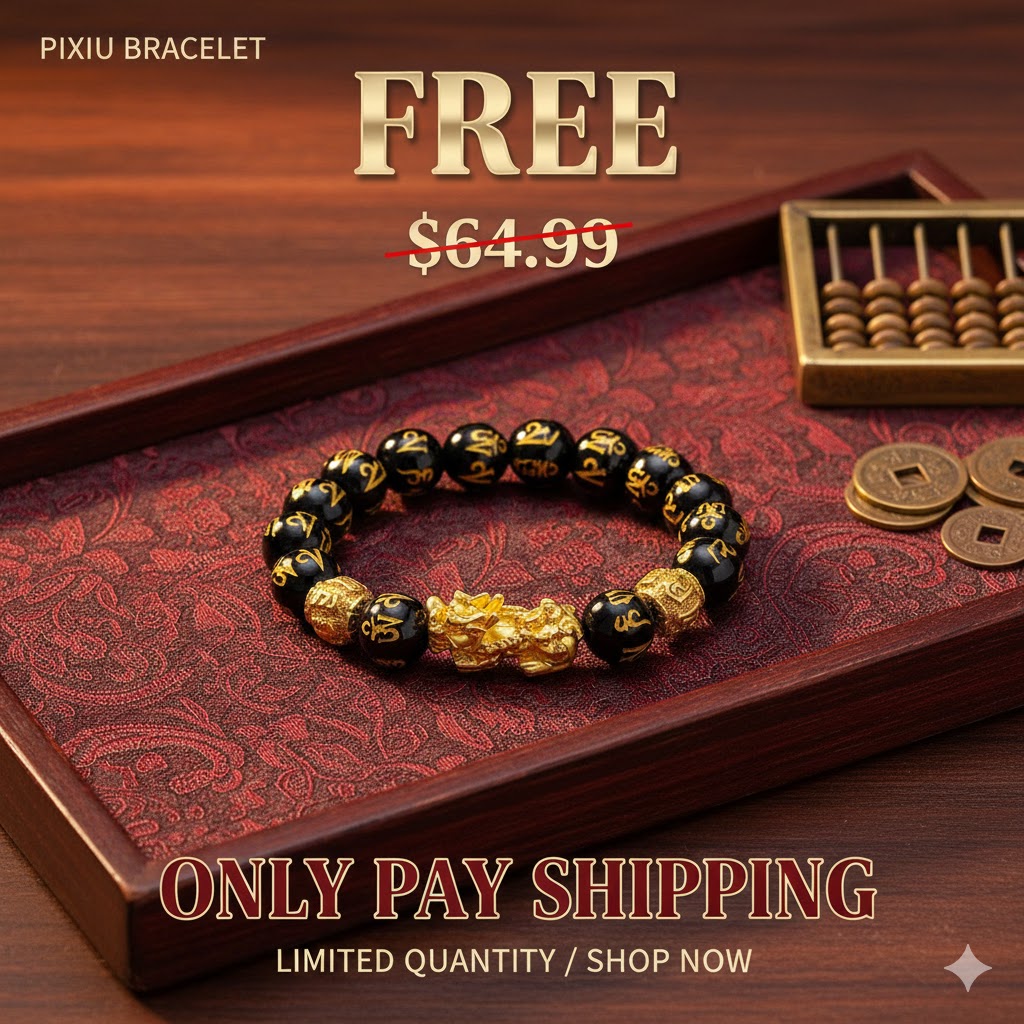 FREE Today: Attract Wealth PiXiu Bracelet
