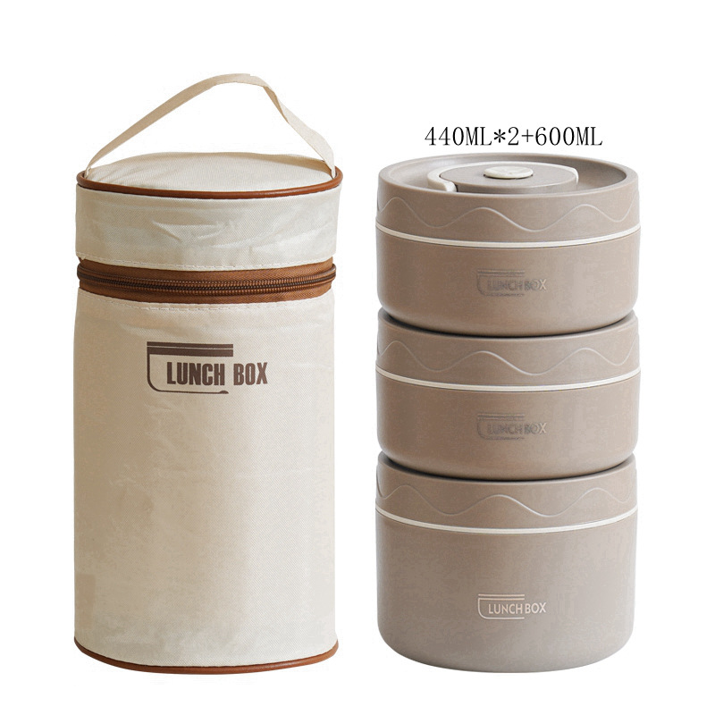 Portable Insulated Lunch Container Set