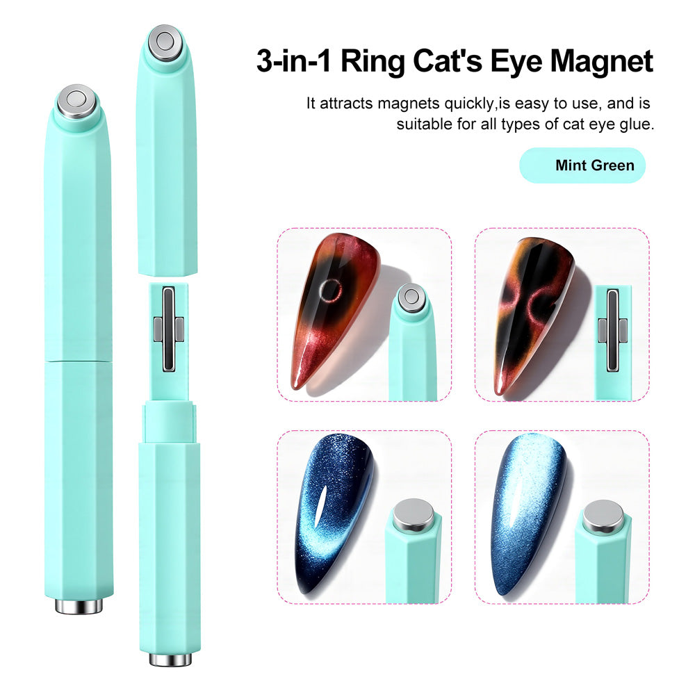 3-in-1 Ring Cat Eye Magnet