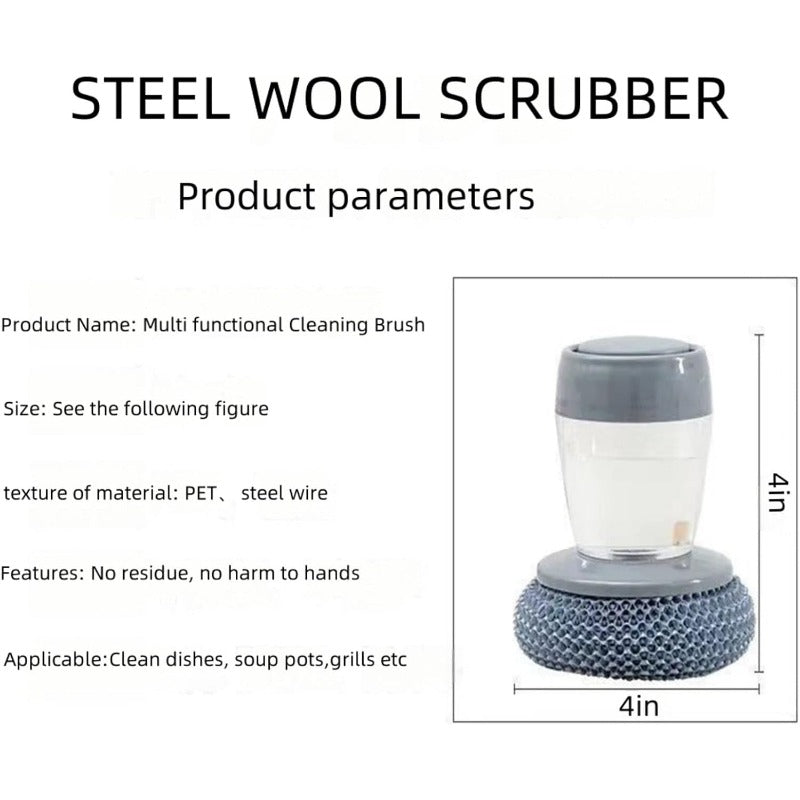 Soap-Dispensing PTE Scrubber 
