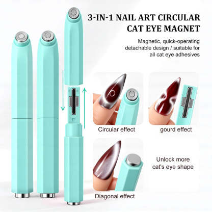 3-in-1 Ring Cat Eye Magnet