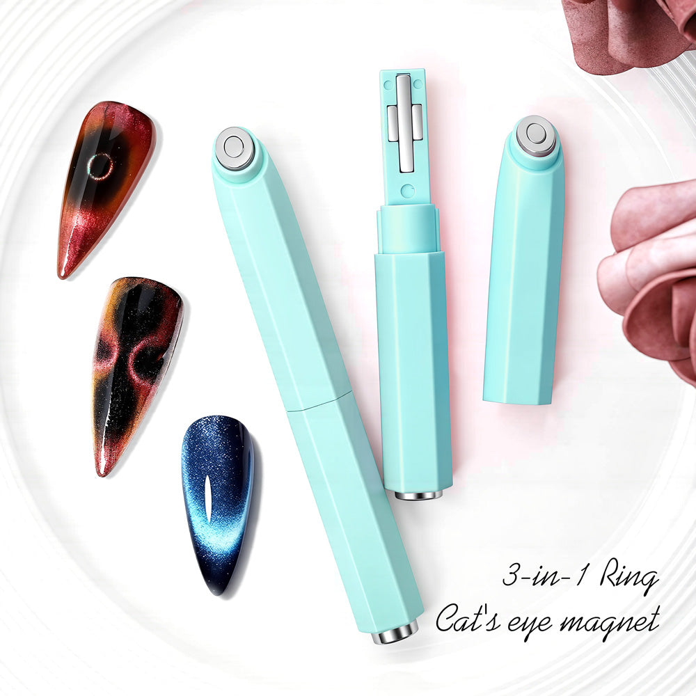 3-in-1 Ring Cat Eye Magnet