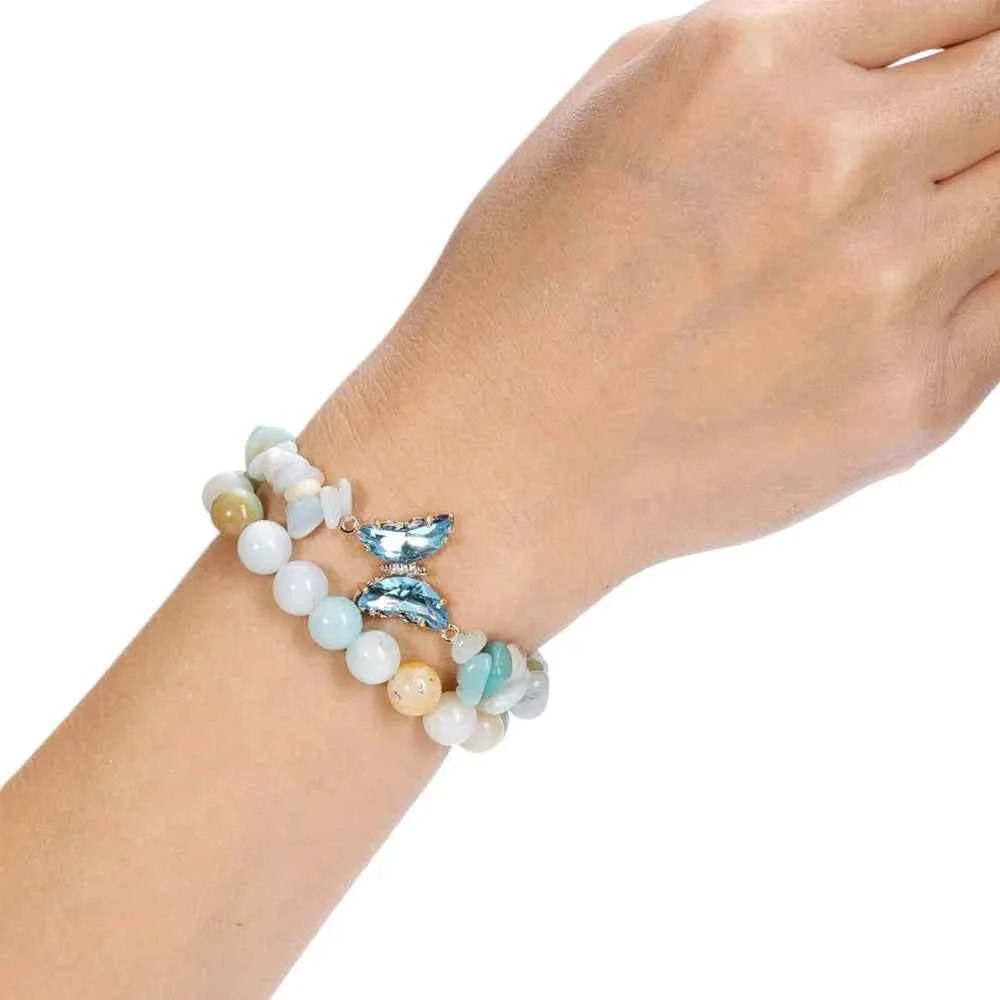 Love & Healing Butterfly Crystal Bracelet
