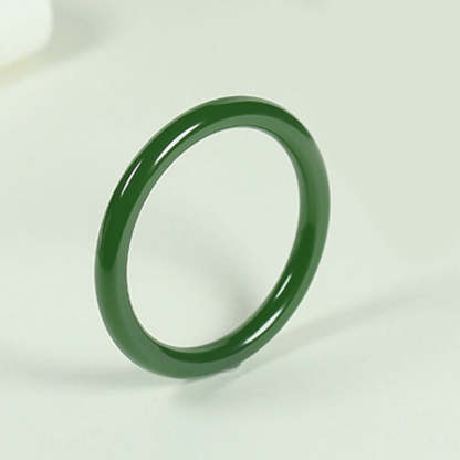 BCyan Jade Longevity Blessing Bangle Bracelet