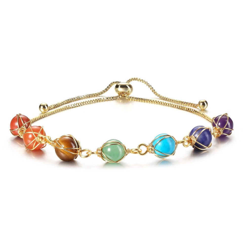7 Chakra Gems Bracelet