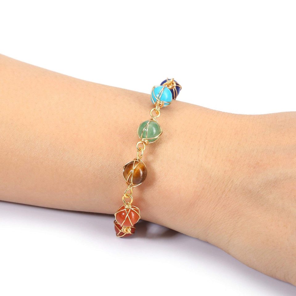 7 Chakra Gems Bracelet
