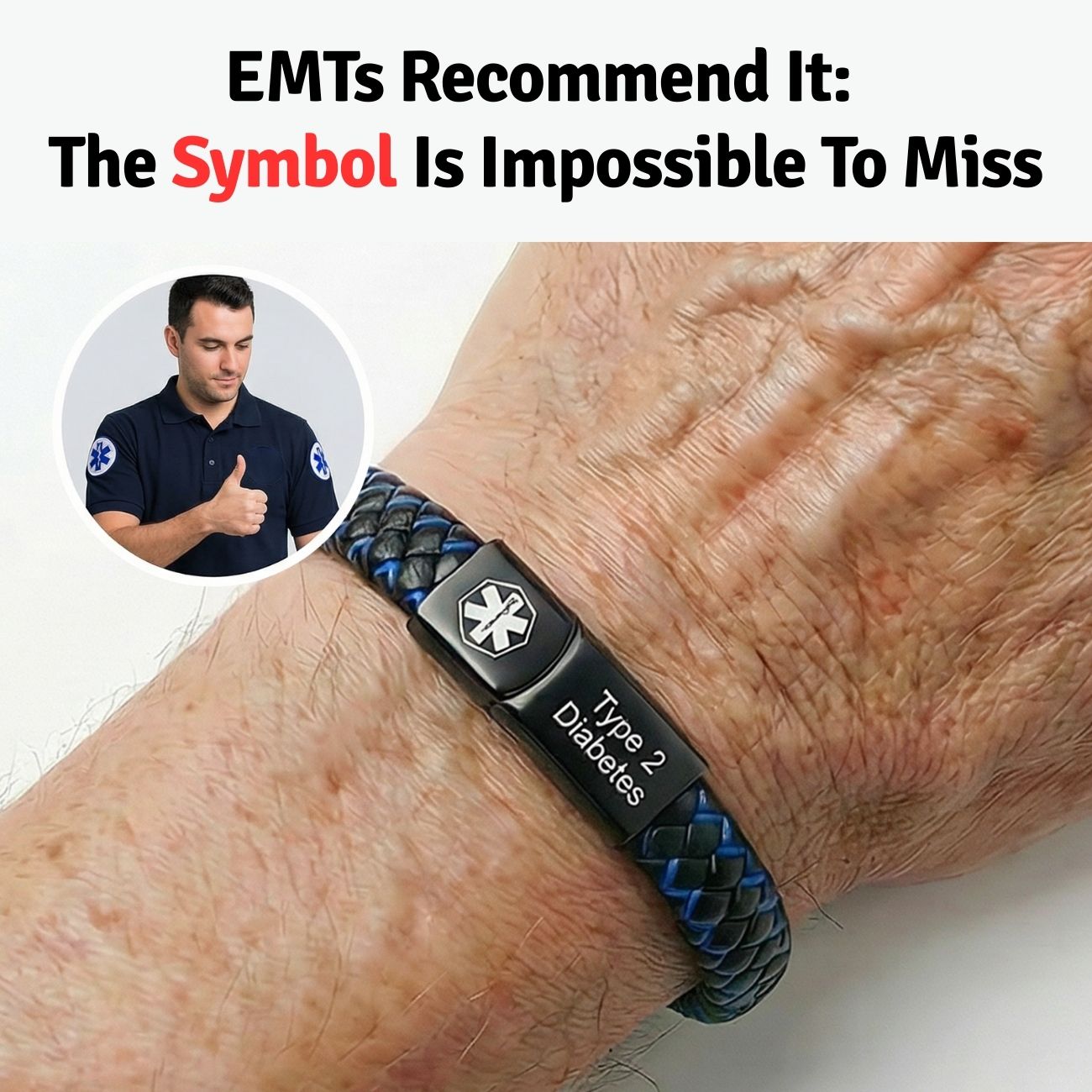 Diabetes Men's Bracelet