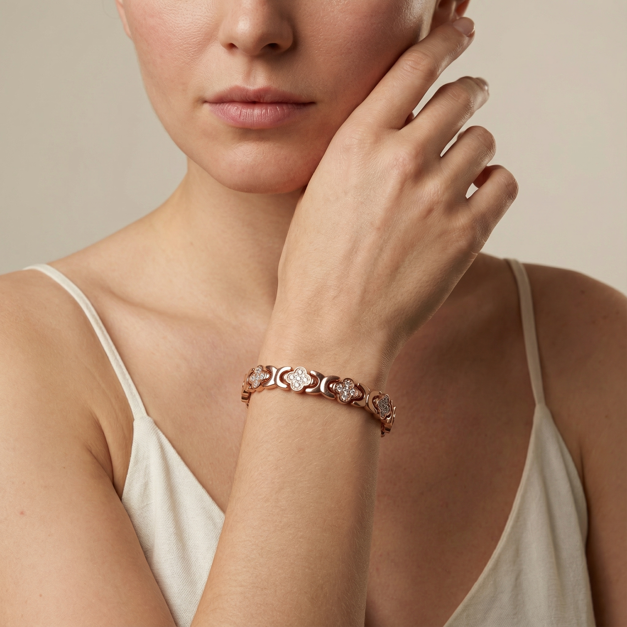 Camelia Copper Bracelet 