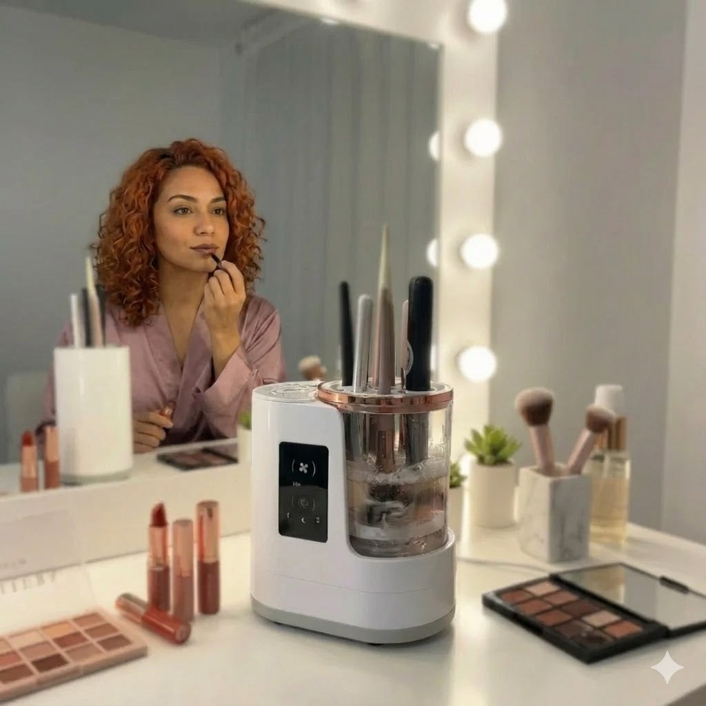 Automatic Makeup Brush Cleaner Machine