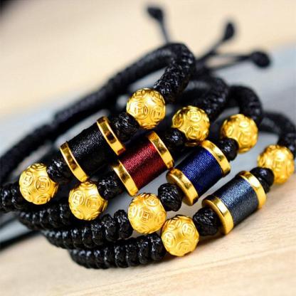 Chinese Coin Bracelet - Feng Shui Wealth Activator