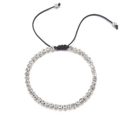 Copper Beads Harmony & Healing Bracelet - Silver, Gold Colors