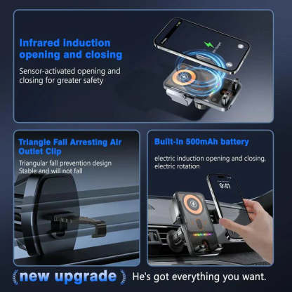 Smart 2-in-1 Car Rotating Mobile Phone Holder