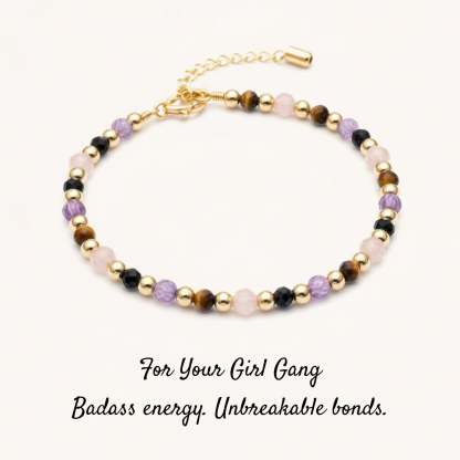 Girl Gang Crystal Protection Bracelet
