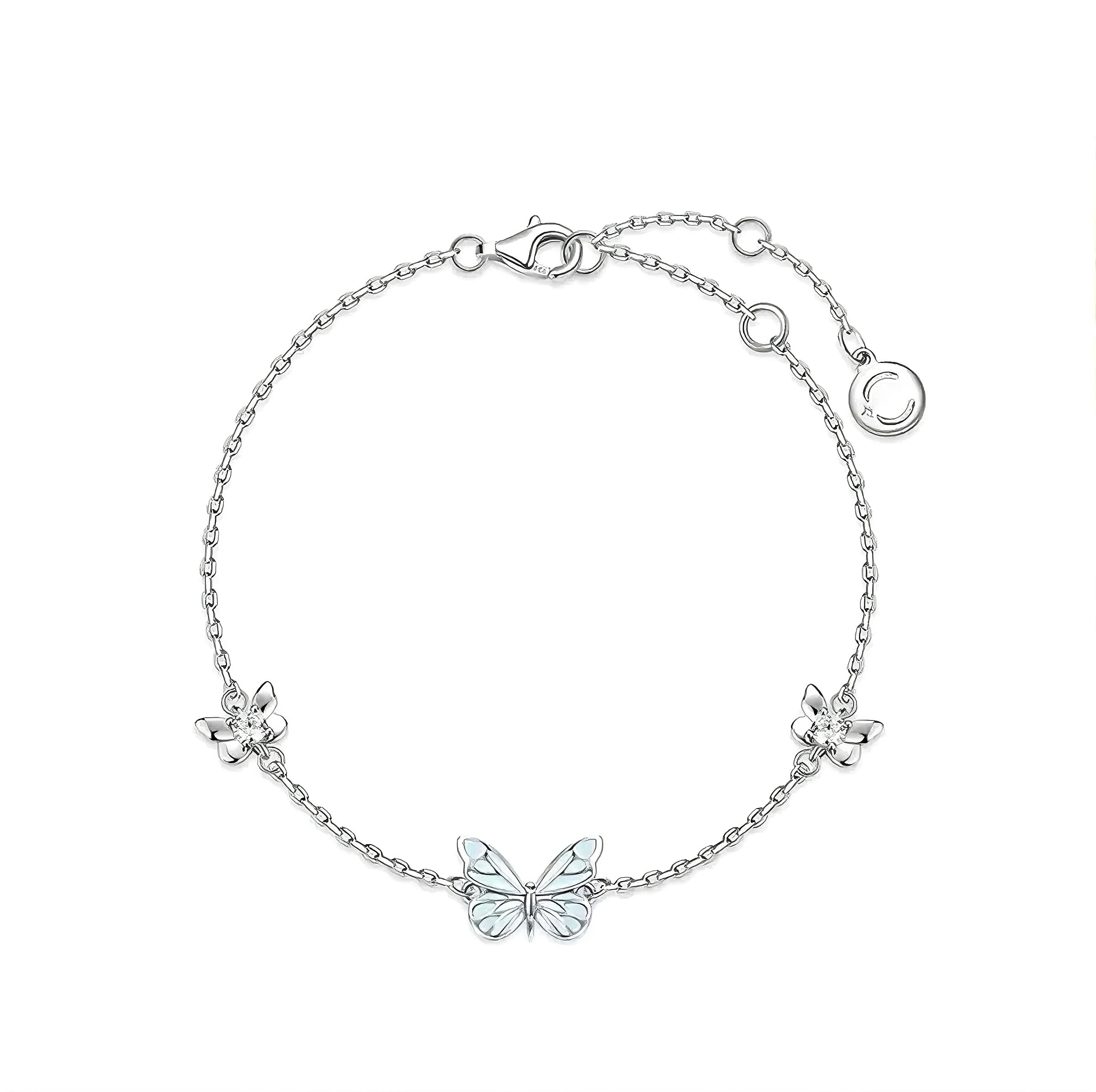 Blue Butterfly Bracelet