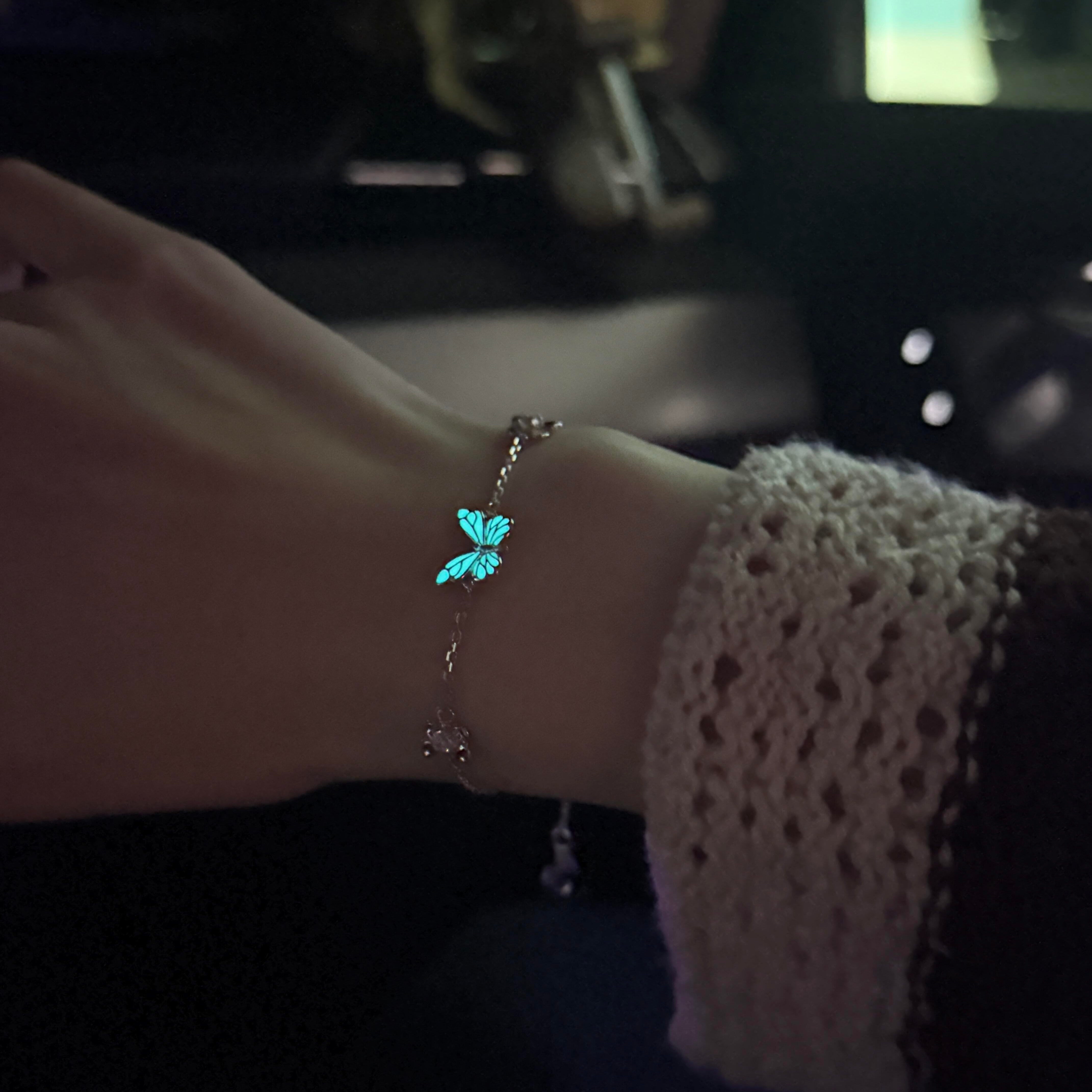 Blue Butterfly Bracelet