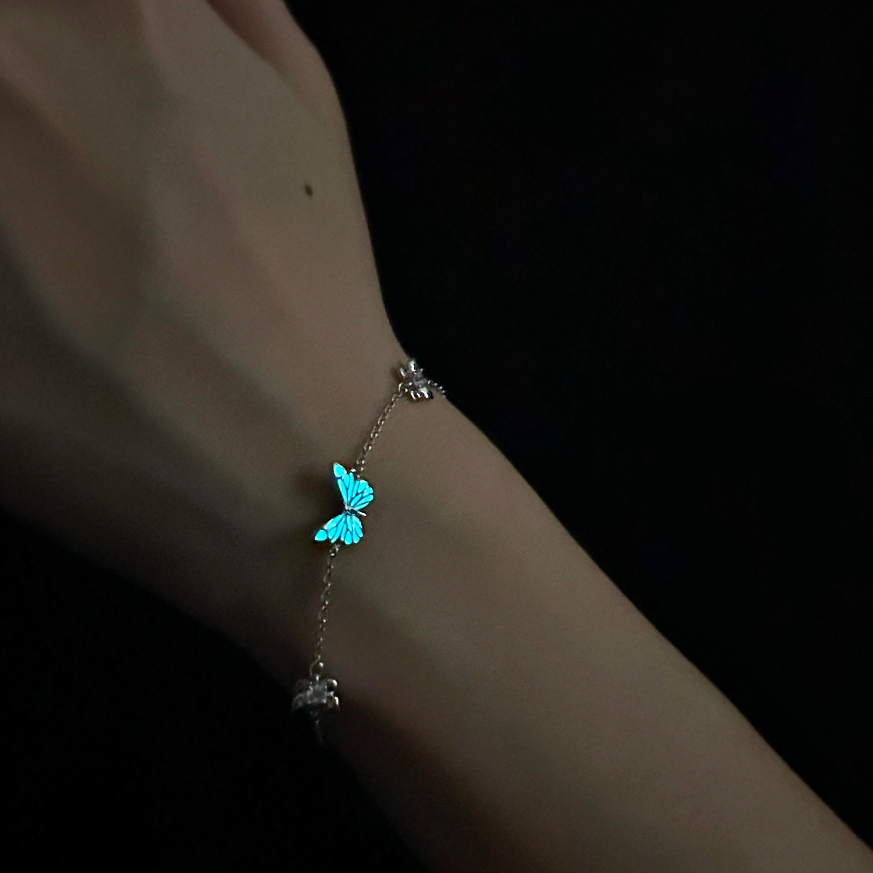 Blue Butterfly Bracelet