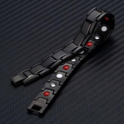 Magnetic Therapy Bracelets - Black, Silver, Gold