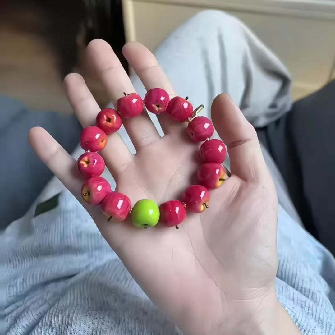 High-Quality Apple Good Luck Bracelet