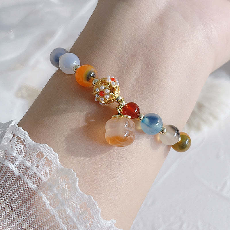 Lucky Bell • Salt source agate bracelet