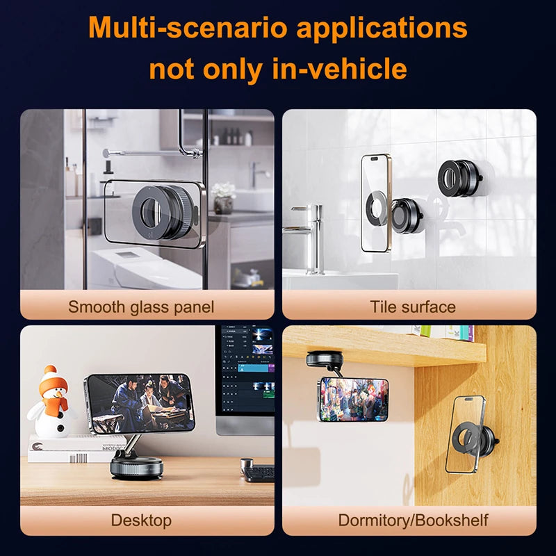 Vacuum Magnetic Phone Holder Suction