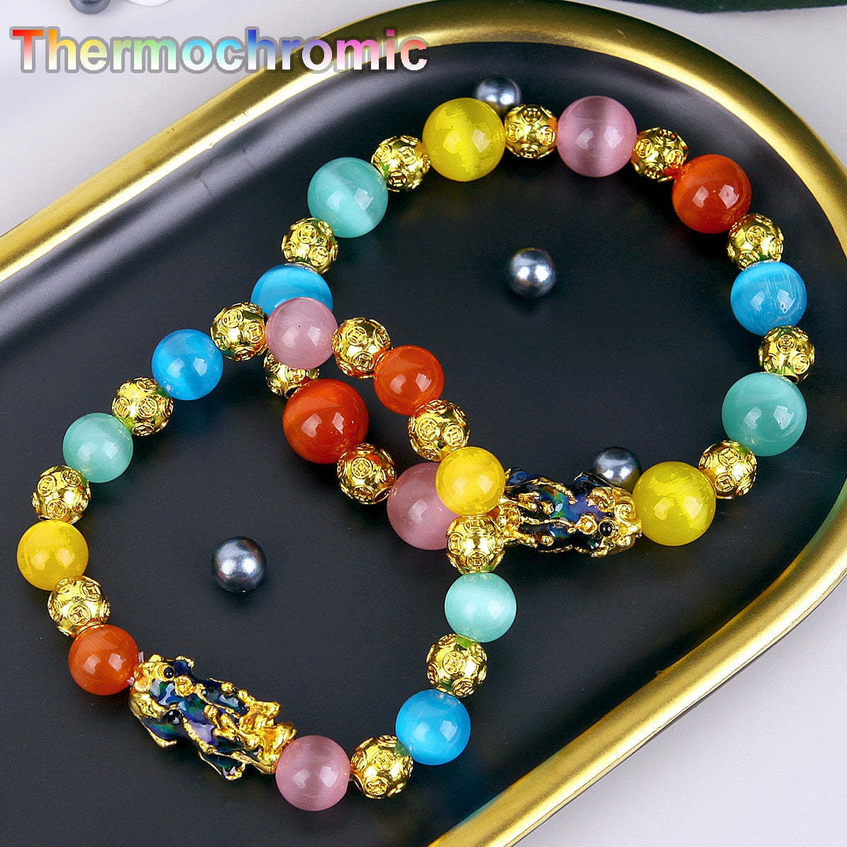Thermochromic Feng Shui Pi Xiu Bracelet