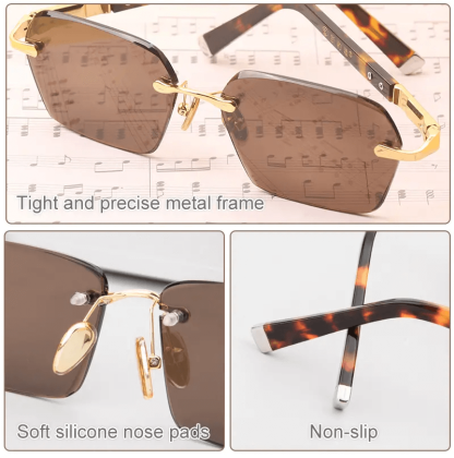 ⏳Time-Limited Special⏰Natural Crystal Lens Sunglasses