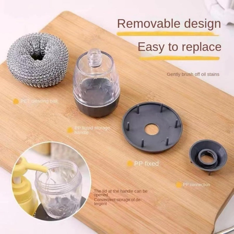 Soap-Dispensing PTE Scrubber 